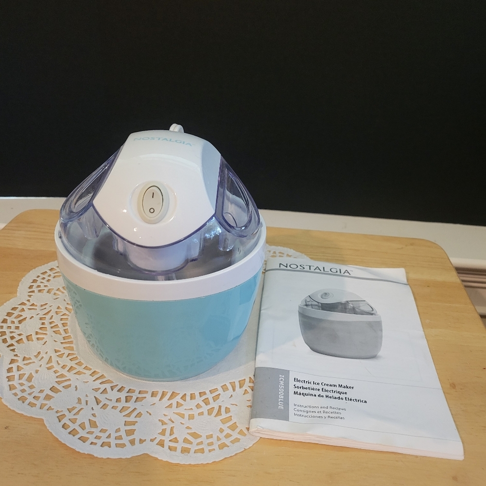 Nostalgia Electric Ice Cream Maker Small Batches